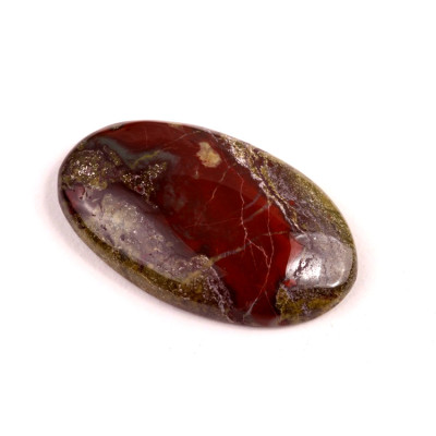 Kabošon Dragon Blood Jasper č.7235 (35x22x6mm)