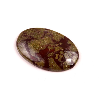 Kabošon Dragon Blood Jasper č.7236 (32x21x5mm)