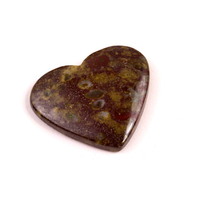 Kabošon Dragon Blood Jasper č.7237 (27x31x5mm)
