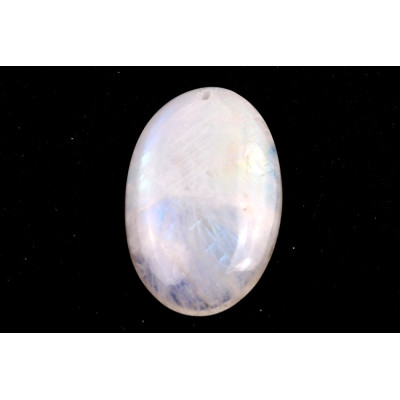 Vrtaný kabošon Moonstone č.V15 (43x27x8mm)