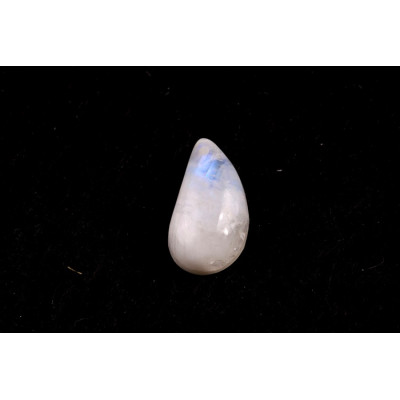 Vrtaný kabošon Moonstone č.V16 (21x11x8mm)