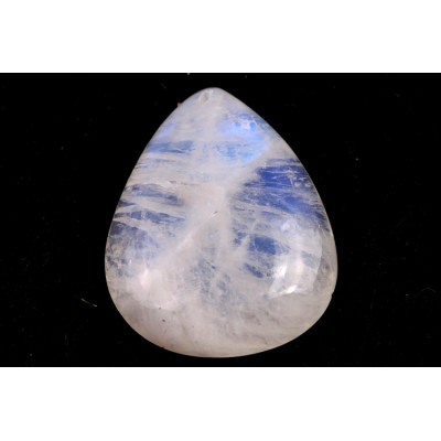 Vrtaný kabošon Moonstone č.V17 (41x30x9mm)