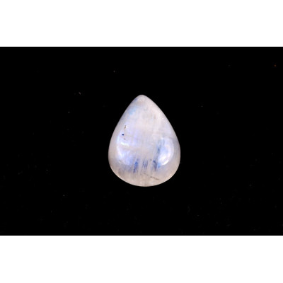 Vrtaný kabošon Moonstone č.V20 (21x15x7mm)