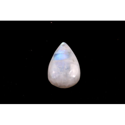 Vrtaný kabošon Moonstone č.V21 (23x15x7mm)