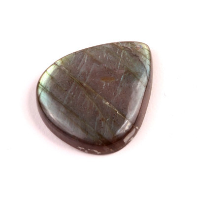 Vrtaný kabošon Labradorit č.V59 (35x29x7mm)