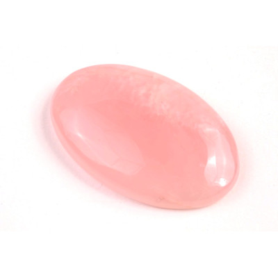 Vrtaný kabošon Růženín č.V62 (37x23x7mm)