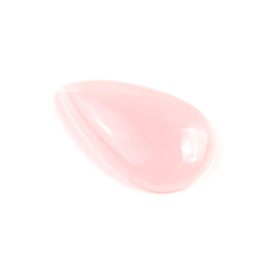 Vrtaný kabošon Růženín č.V65 (31x18x7mm)