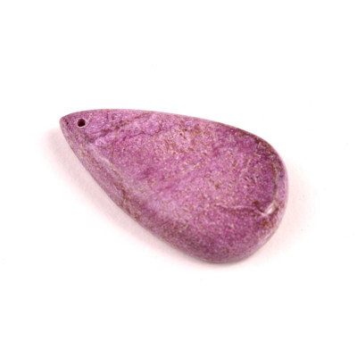 Vrtaný kabošon Stichtit č.V69 (35x20x7mm)