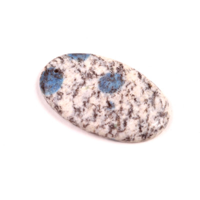 Vrtaný kabošon Jaspis K2 č.V71 (35x21x4mm)