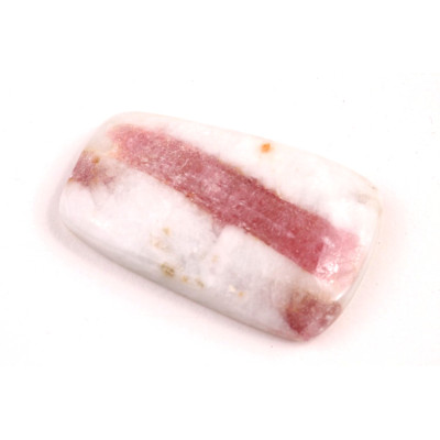 Vrtaný kabošon Růžový Turmalín č.V88 (35x22x7mm)