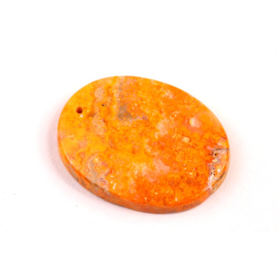 Vrtaný kabošon Bumblebee č.V103 (31x24x5mm)