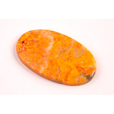 Vrtaný kabošon Bumblebee č.V104 (36x21x5mm)