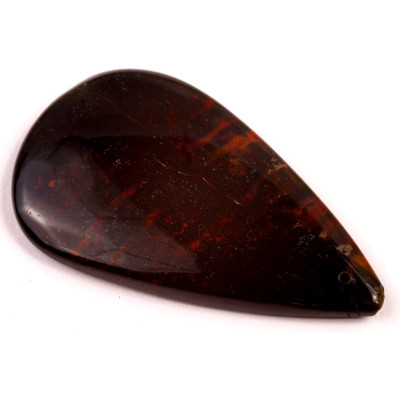 Vrtaný kabošon Krvavý Kámen č.V114 (50x29x6mm)