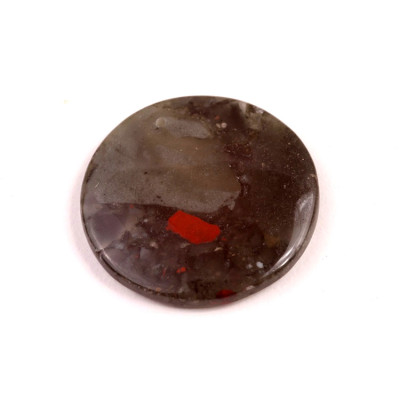Vrtaný kabošon Krvavý Kámen č.V117 (32x5mm)