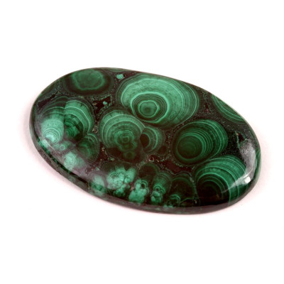 Kabošon Malachite č.7263 (43x27x5mm)