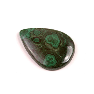 Kabošon Malachite č.7264 (33x24x5mm)