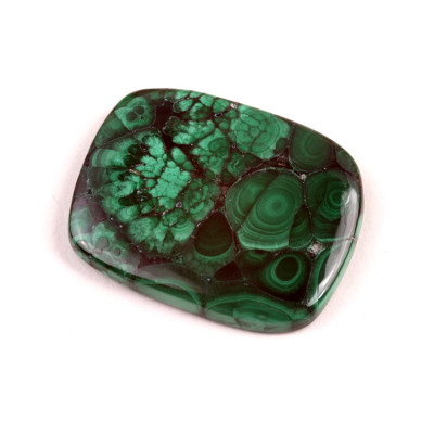 Kabošon Malachite č.7266 (34x27x5mm)