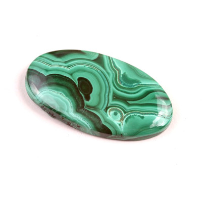 Kabošon Malachite č.7268 (39x21x6mm)