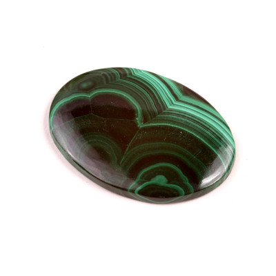 Kabošon Malachite č.7271 (36x26x4mm)