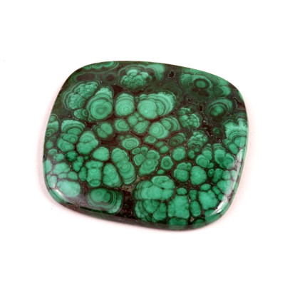 Kabošon Malachite č.7274 (41x38x5mm)