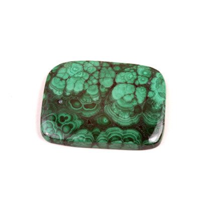 Kabošon Malachite č.7280 (37x29x4mm)