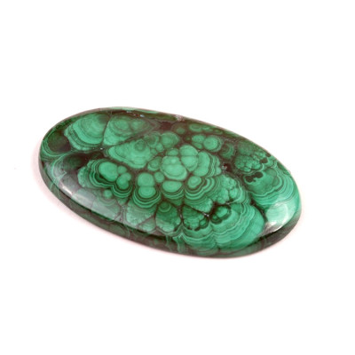 Kabošon Malachite č.7281 (45x26x5mm)