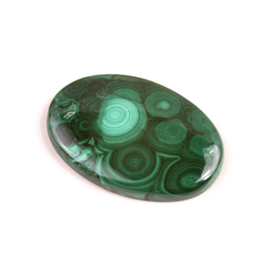 Kabošon Malachite č.7283 (34x24x5mm)