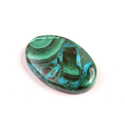 Kabošon Malachite Chrysocolla č.7295 (32x21x7mm)