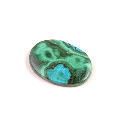 Kabošon Malachite Chrysocolla č.7299 (27x19x4mm)