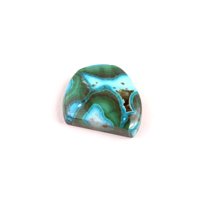 Kabošon Malachite Chrysocolla č.7305 (18x19x5mm)