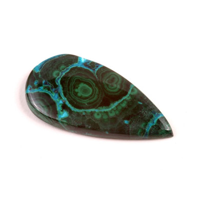 Kabošon Malachite Chrysocolla č.7310 (39x20x5mm)
