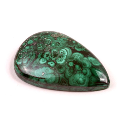 Kabošon Malachite č.3809 (38x25x7mm)