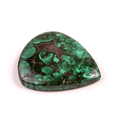 Kabošon Malachite č.3812 (33x28x6mm)