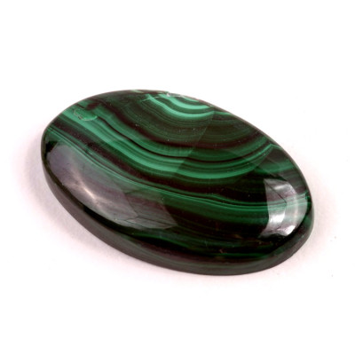 Kabošon Malachite č.7278 (35x22x7mm)