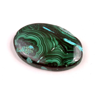 Kabošon Malachite Chrysocolla č.294 (33x22x6mm)