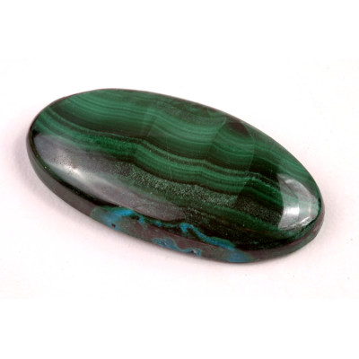 Kabošon Malachite Chrysocolla č.297 (38x18x6mm)