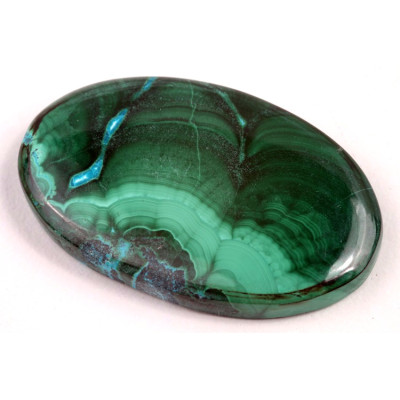 Kabošon Malachite Chrysocolla č.303 (41x25x6mm)