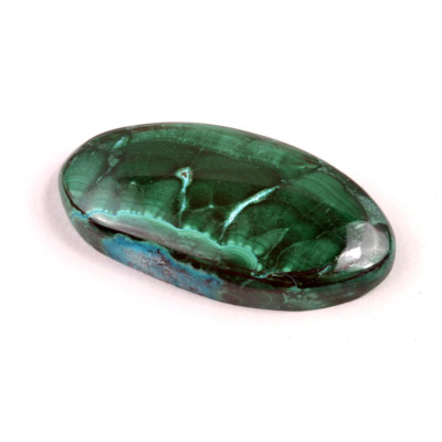 Kabošon Malachite Chrysocolla č.3849 (35x18x6mm)