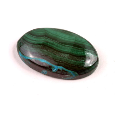 Kabošon Malachite Chrysocolla č.3855 (32x18x7mm)