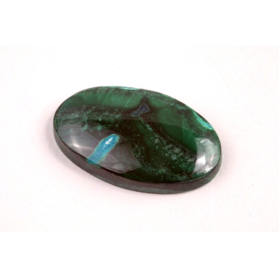 Kabošon Malachite Chrysocolla č.3864 (27x16x5mm)