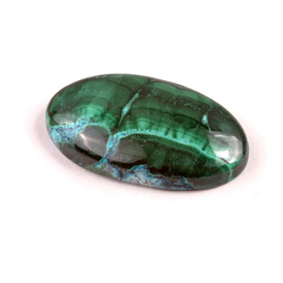 Kabošon Malachite Chrysocolla č.4153 (32x18x7mm)