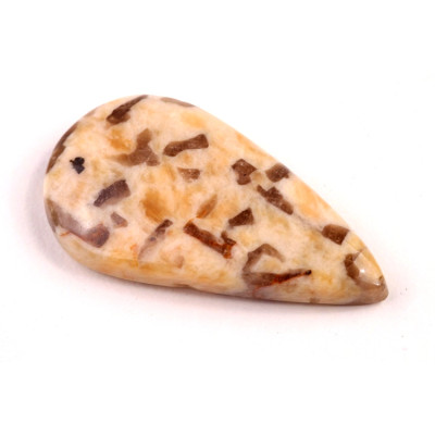 Kabošon Grafický Feldspar č.7323 (37x20x6mm)