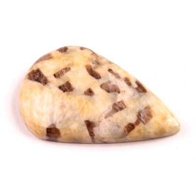 Kabošon Grafický Feldspar č.7331 (37x23x6mm)