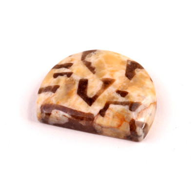 Kabošon Grafický Feldspar č.7334 (26x20x6mm)