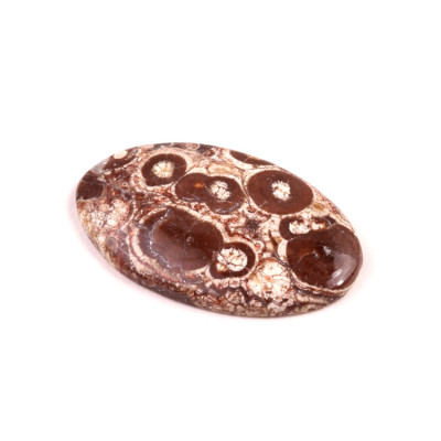 Kabošon Orbicular Jasper č.7341 (36x22x5mm)