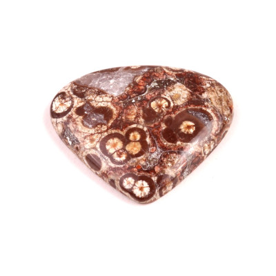Kabošon Orbicular Jasper č.7342 (31x35x6mm)