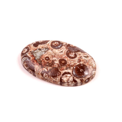 Kabošon Orbicular Jasper č.7348 (34x20x6mm)
