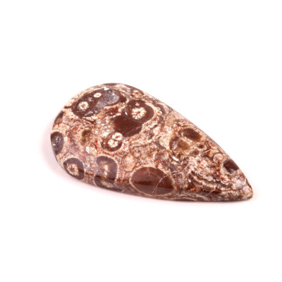 Kabošon Orbicular Jasper č.7349 (39x22x6mm)
