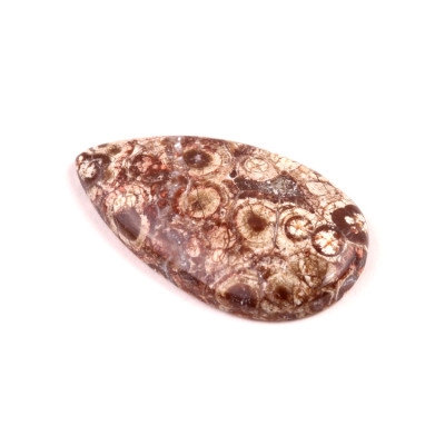 Kabošon Orbicular Jasper č.7356 (39x22x6mm)
