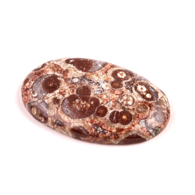Kabošon Orbicular Jasper č.7357 (41x25x7mm)